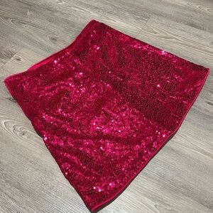 Taylor Swift Eras Tour Costume Hot Pink Sequin Skirt